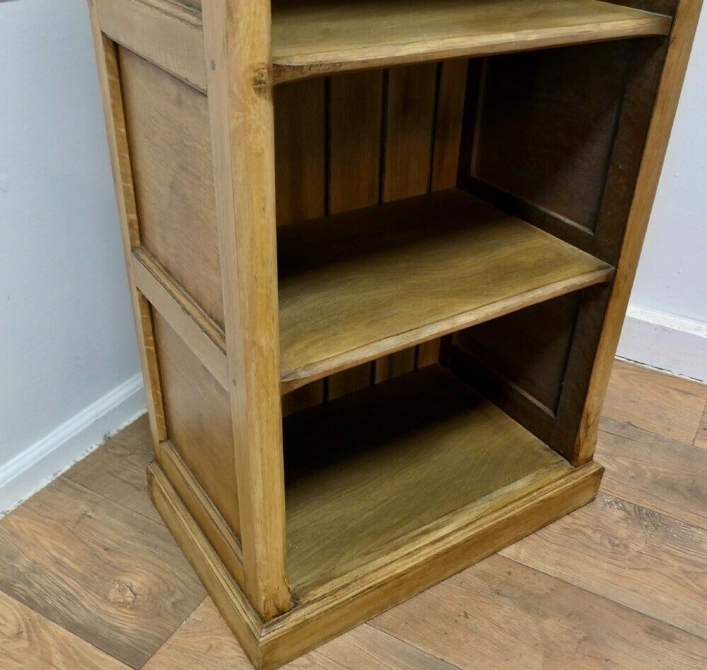 A Superb Arts And Crafts Golden Oak Open Shelves photo Furniture