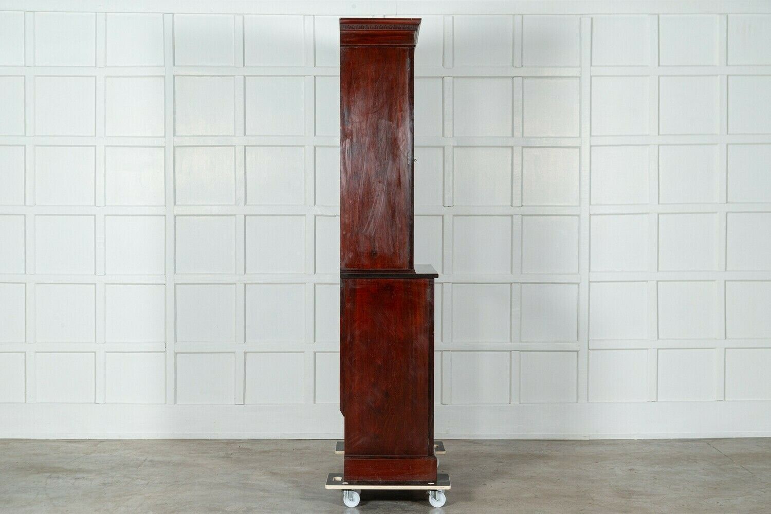 George III 18thc Mahogany Glazed Twin Library Bookcase Cabinet photo buy