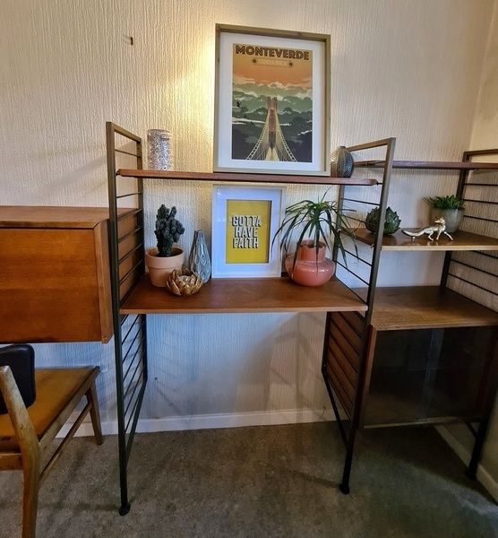 Four Bay Mid Century Ladderax Units photo vinterior