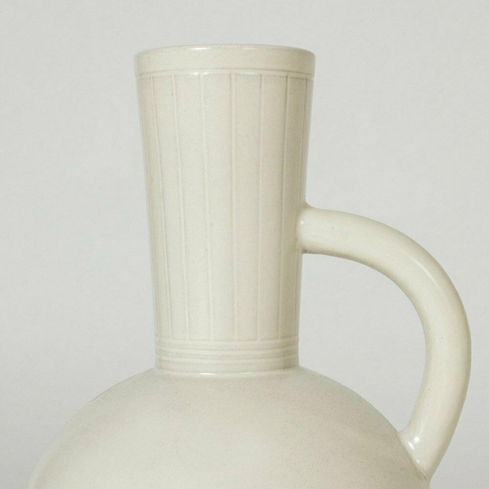 Modernist Floor Vase By Andersson & Johansson For Höganäs, 1940s photo Home Decor