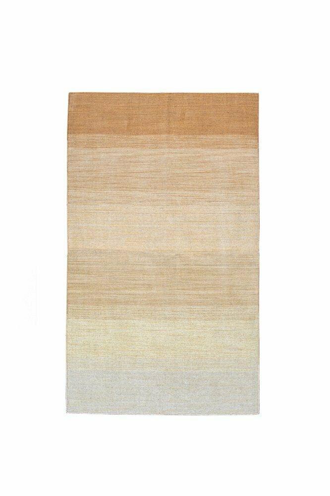 Mat Cotton Rug With Row Decoration, Italy, 1970s