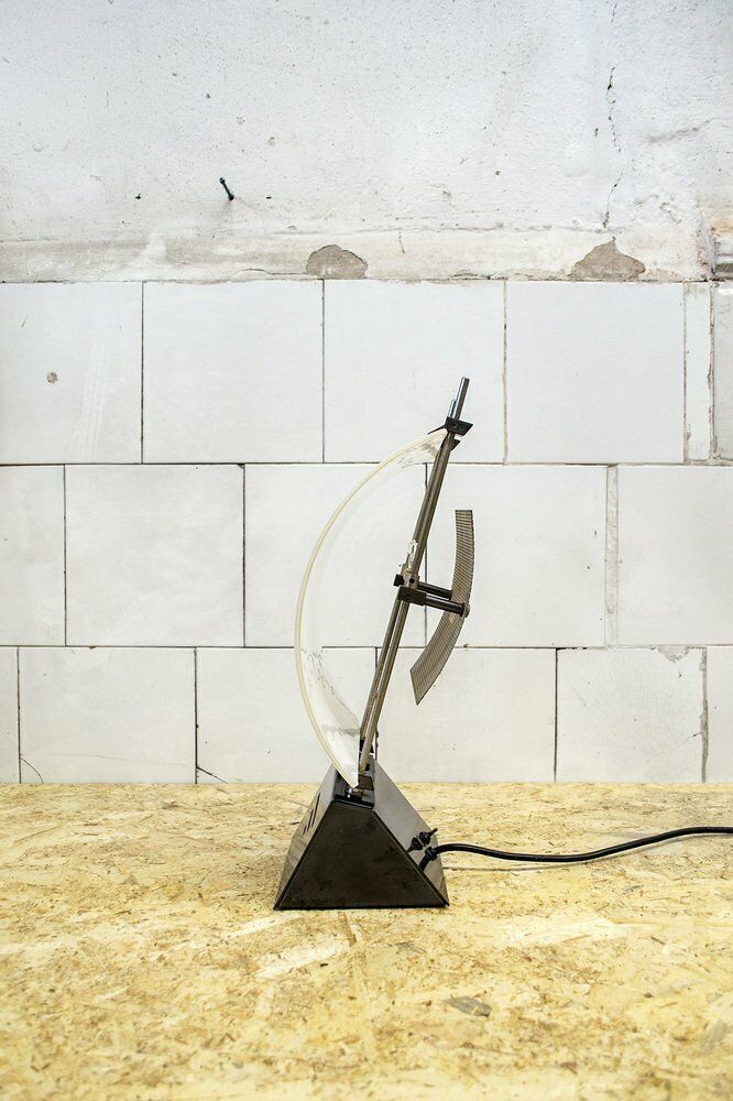 Vintage Italiaanse Lampen Van Metaal En Murano Glas Van Alox Italia, Jaren 1980, Set Van 2 photo furniture