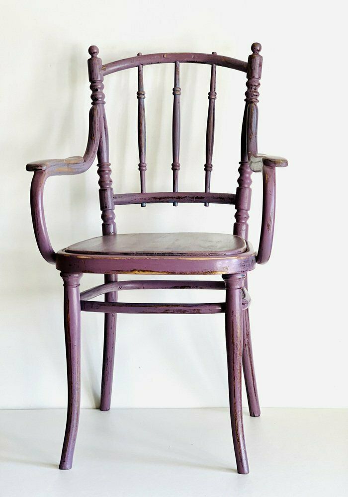 Vintage Painted Oak Armchair photo for sale