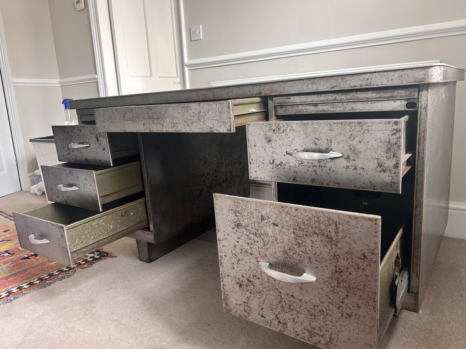 Industrial Steel Desk photo Furniture