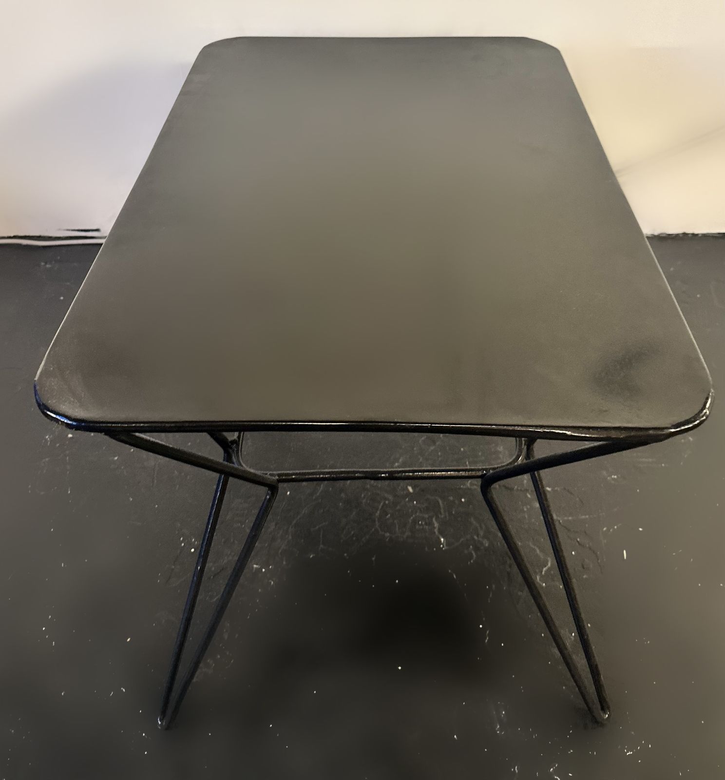 Black French Iron Table, 1950, 1950s photo for sale