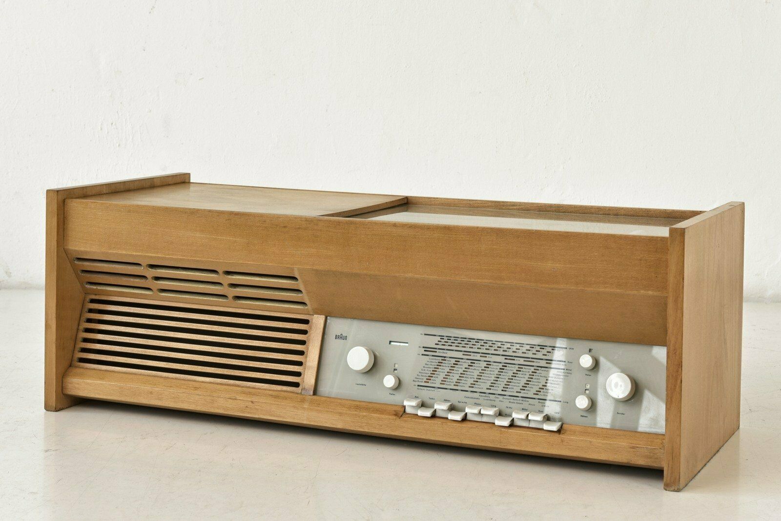 German Stereo Radio Phono Combination By Hans Gugelot For Braun, 1958