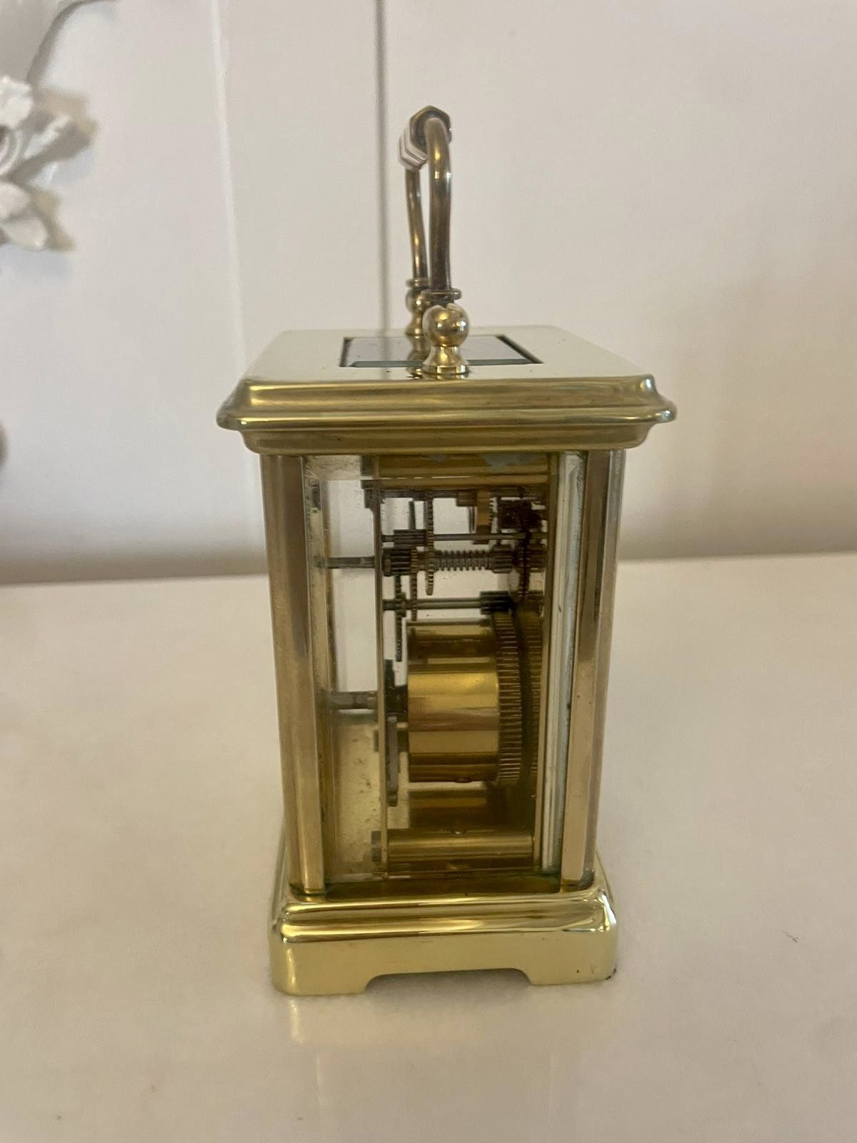 Antique Early 20th Century Quality Brass Carriage Clock photo 825.0