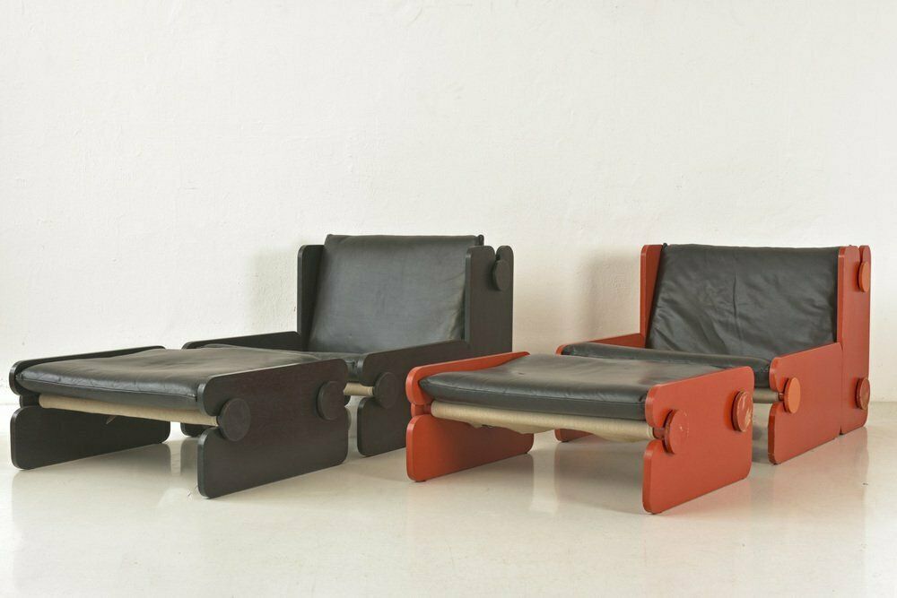 photo buy Easy Chair With Ottoman From Fratelli Reguitti, Italy, 1960s, Set Of 2