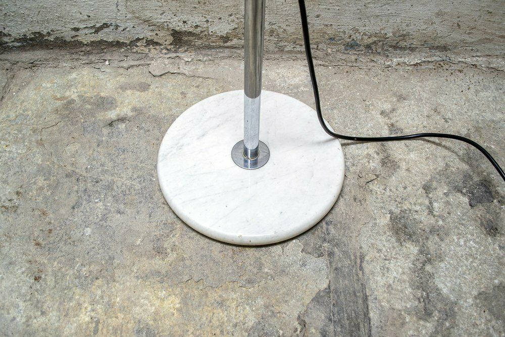 Italian Floor Lamp Mezzaluna By Bruno Gecchelin For Skipper, 1970s photo for sale