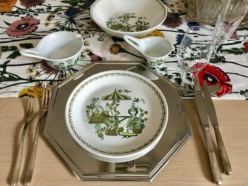 Figgjo Flint 4 Borden Market Turi Scandinavian Design Dessert photo 182.0