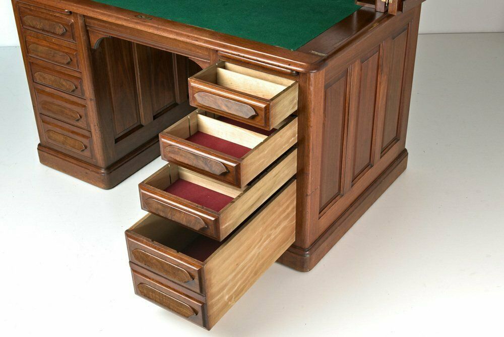 Furniture Rolltop Desk, USA, 1910s, 1800s photo