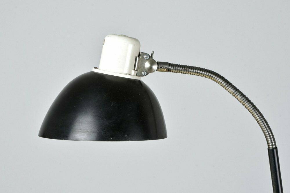 Articulated Light In Black From Reif Leuchtenbau Dresden, Germany, 1960s photo vinterior