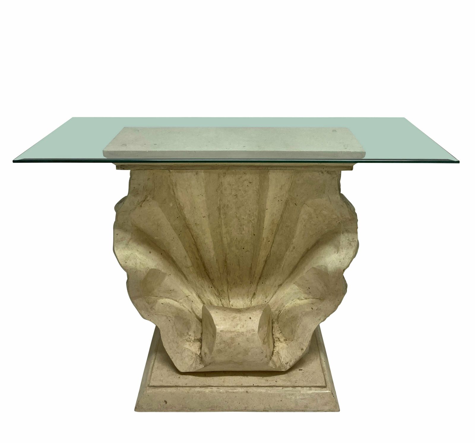A Pair Of Mid Century Scallop Shell Consoles In The Manner Of Serge Roche photo furniture