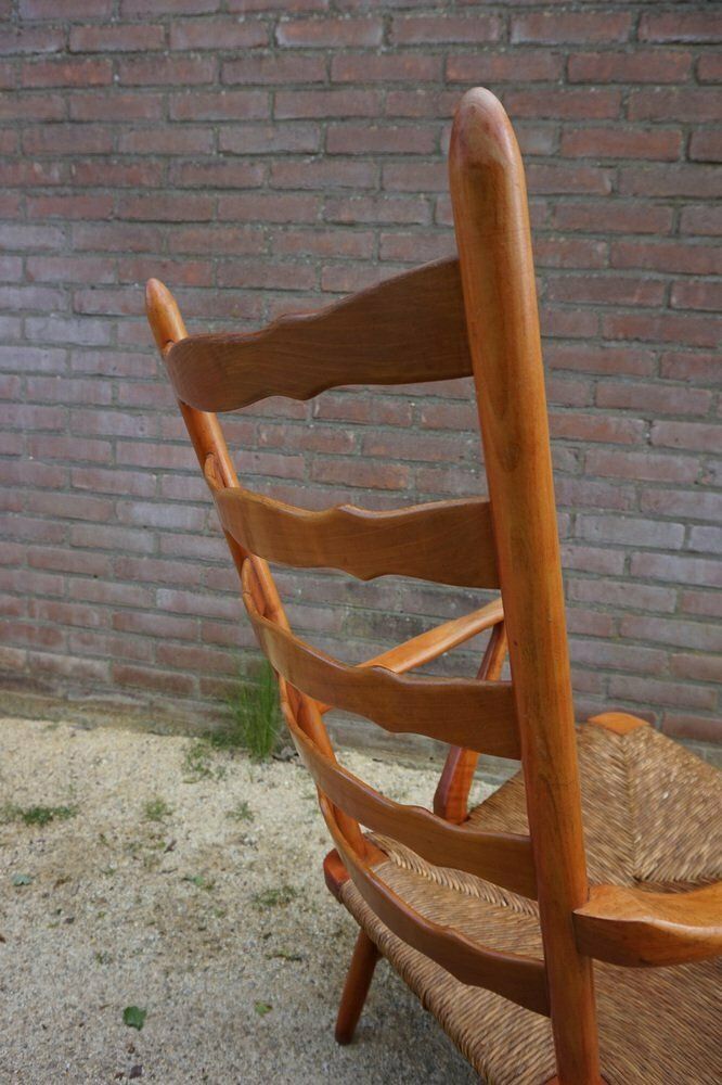 Mid Century Dutch Organic Shaped Armchair From De Ster Gelderland, 1950s photo 771.0