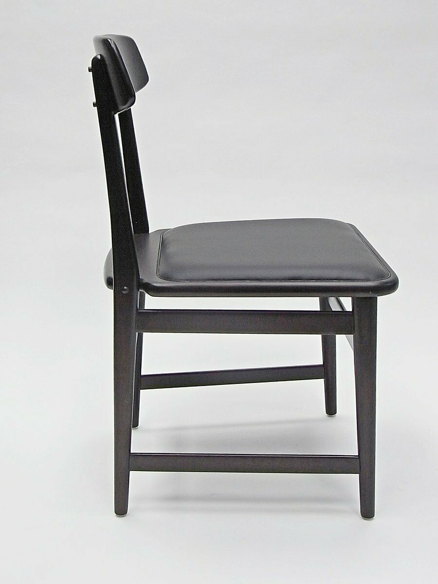 Lucio Cd07 Cherry Wood & Leather Dining Chairs By Sergio Rodrigues For Linbrazil, 2010, Set Of 5 photo buy