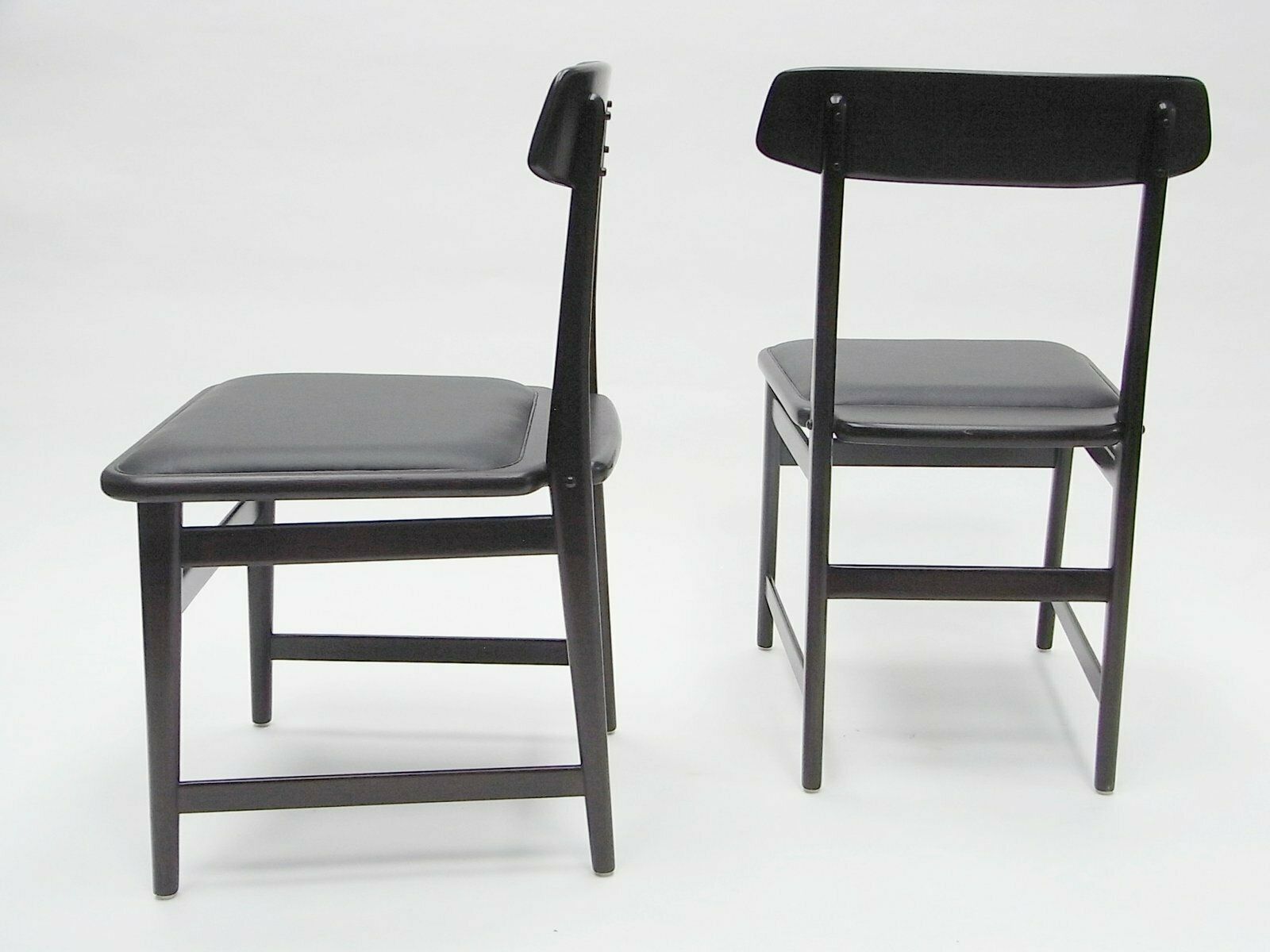 Furniture Lucio Cd07 Cherry Wood & Leather Dining Chairs By Sergio Rodrigues For Linbrazil, 2010, Set Of 5 photo
