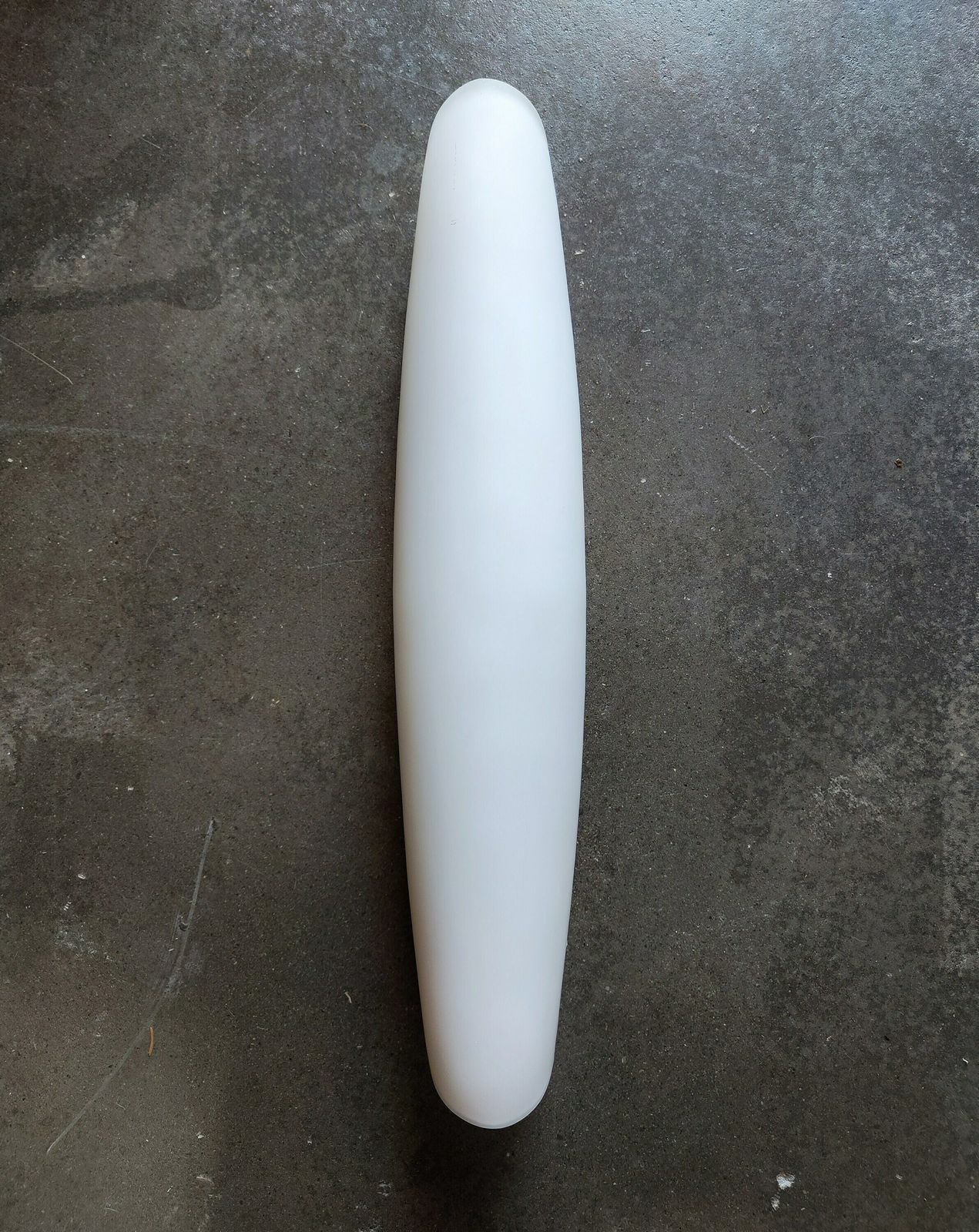 Pair Of Xl Opaline Glass Sconces // Pair Of Large Space Age Wall Lamps // Made In West Germany In 1970s photo for sale