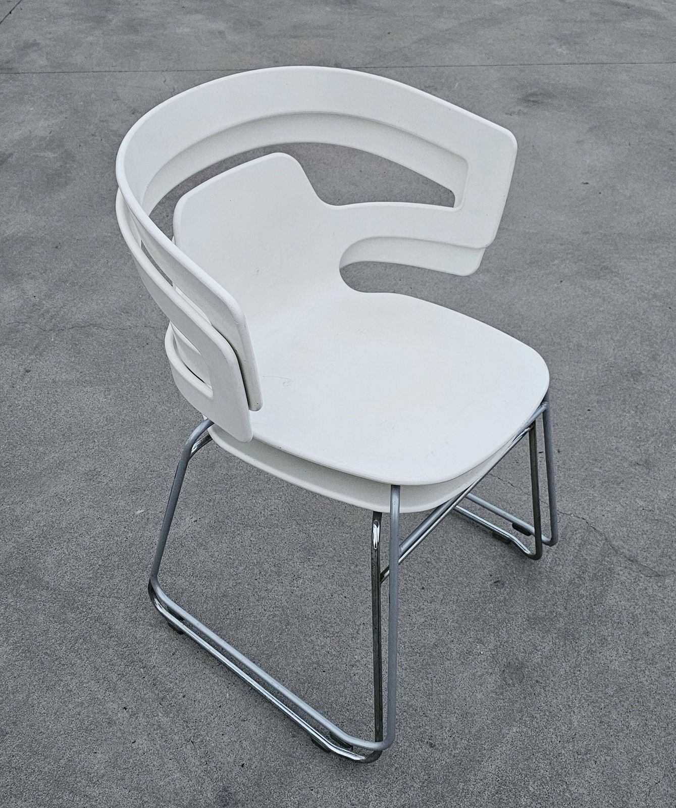5 Postmodern Garden Dining Chairs Model Segesta 501 By Alfredo Häberli For Alias // Stackable Garden Chairs //Made In Italy In 2002 photo vintage