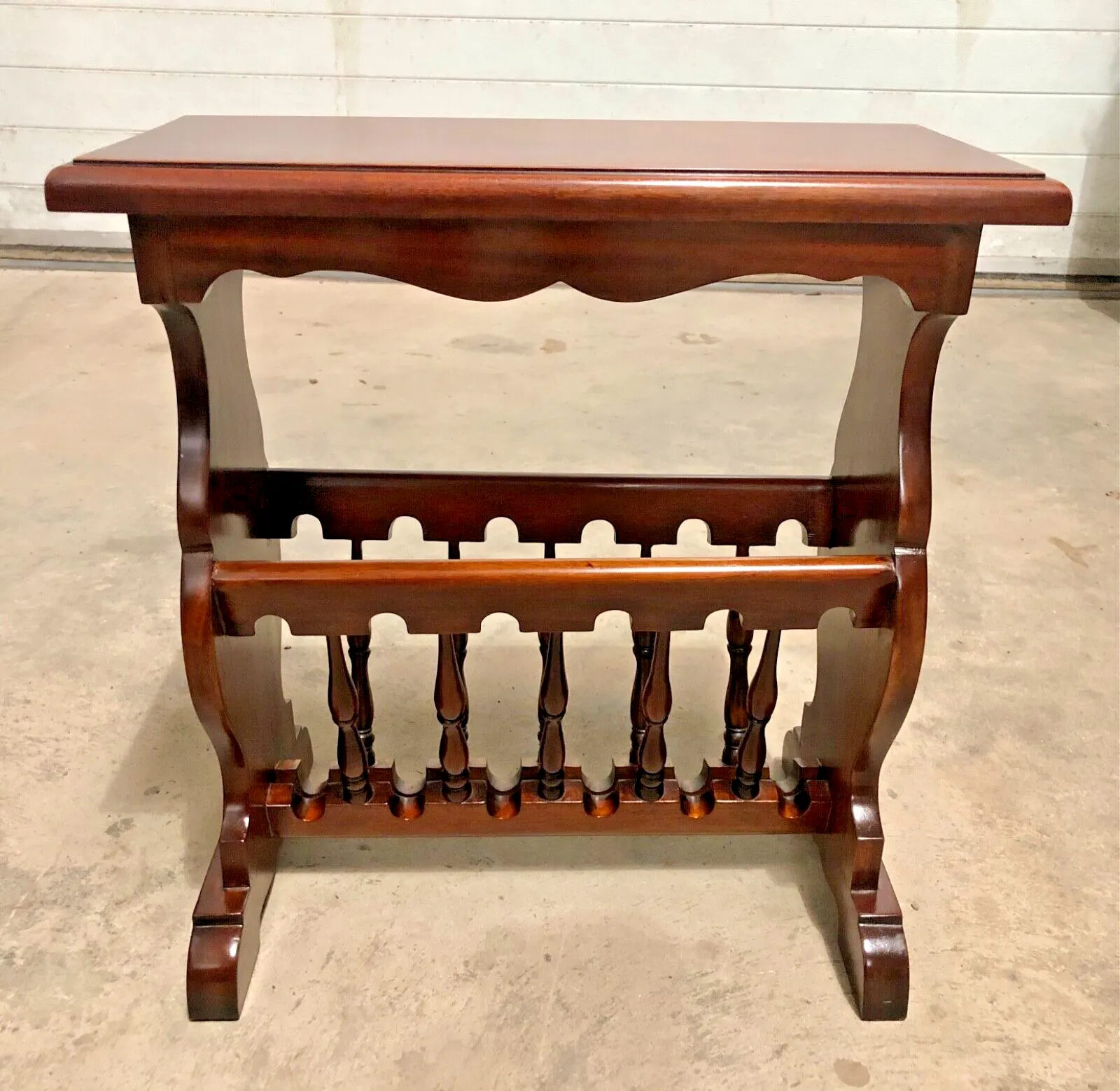 Two Vintage Mahogany Occasional Tables photo vintage