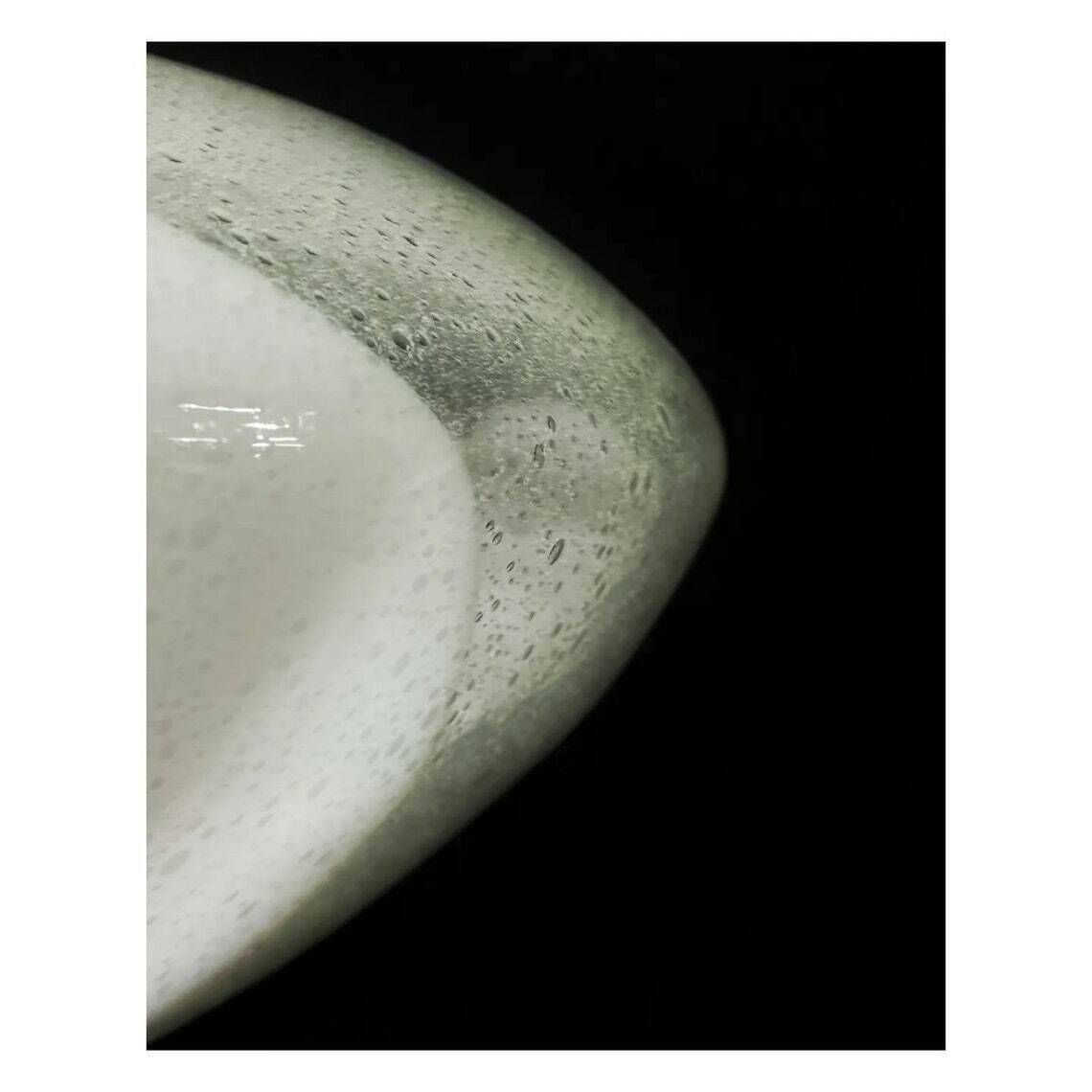 Extremely Rare Murano Glass Table Lamp By Carlo Nason // Bubvle Glass Table Lamp // Made In Italy In 1970s photo vinterior