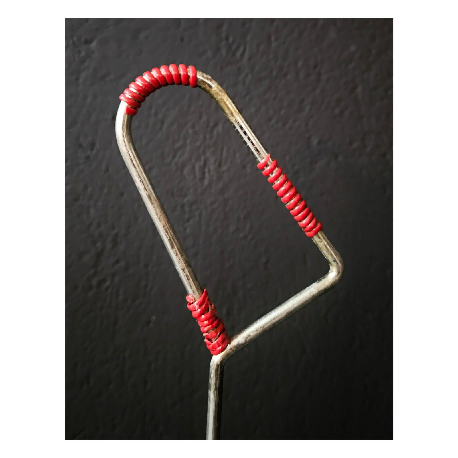 Mid Century Modern Umbrella Stand // Vintage Umbrella Stand In Style Of Mathieu Mategot // Made In France In 1950s photo for sale