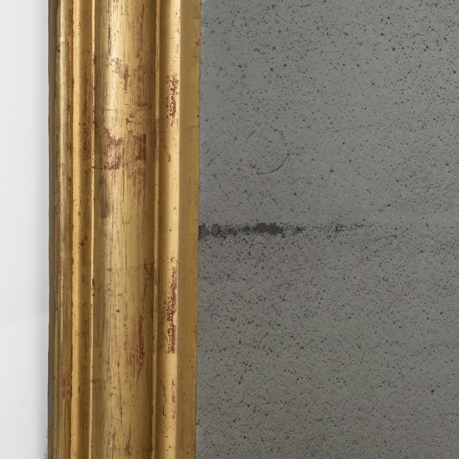 19th Century Antique French Louis Philippe Mirror With Foliage And Grape Motifs photo vinterior