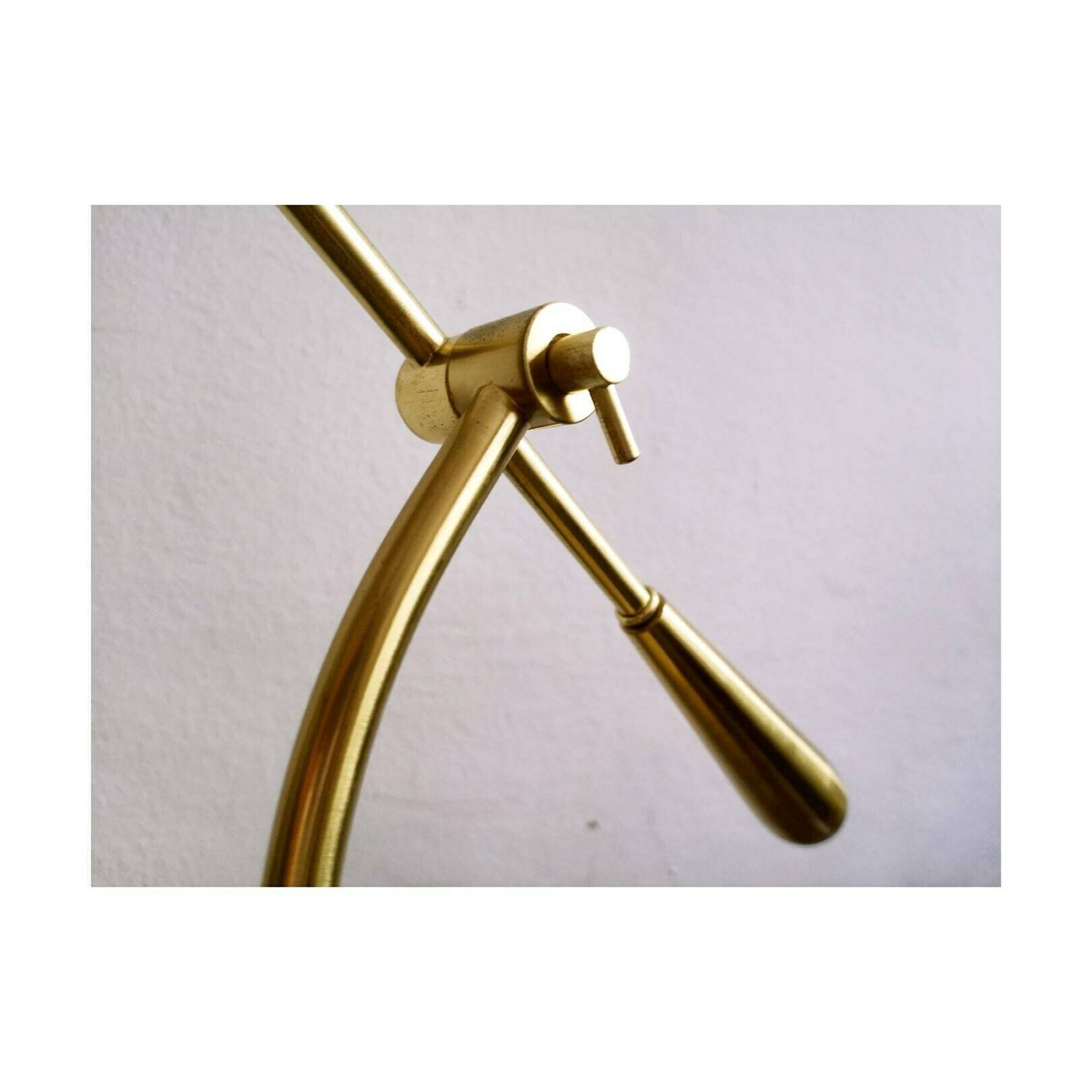 Mid Century Modern Desk Lamp By Fischer Leuchten // Adjustable Desk Lamp With Opaline Glass Shade // Made In West Germany In 1970s photo buy