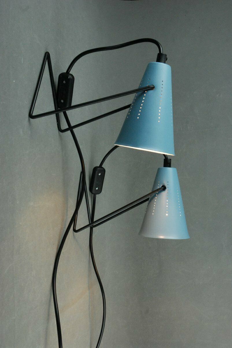 Lighting Wall Or Table Lamps By Svend Aage Holm Sørensen For Asea Sweden  1950s Set Of 2 photo