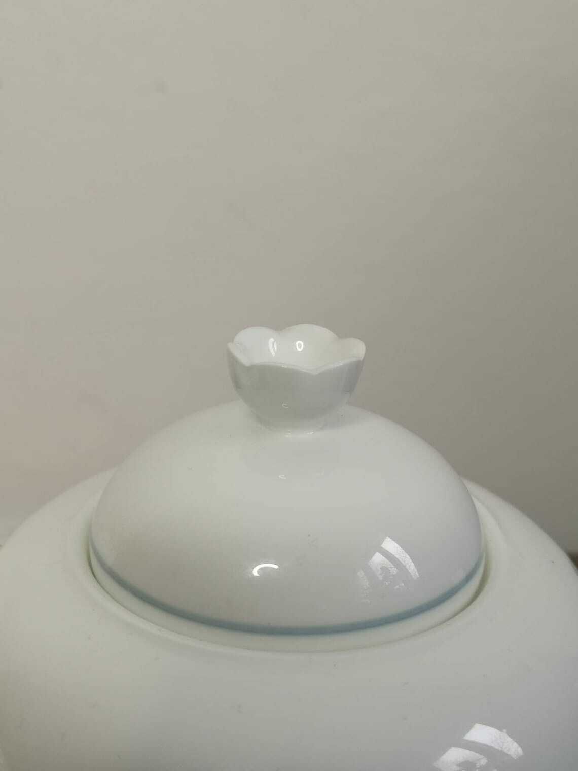Vintage Villeroy And Boch Florina Set // Teapot, Sugar And Creamer Set // German Fine China Set photo 103.0