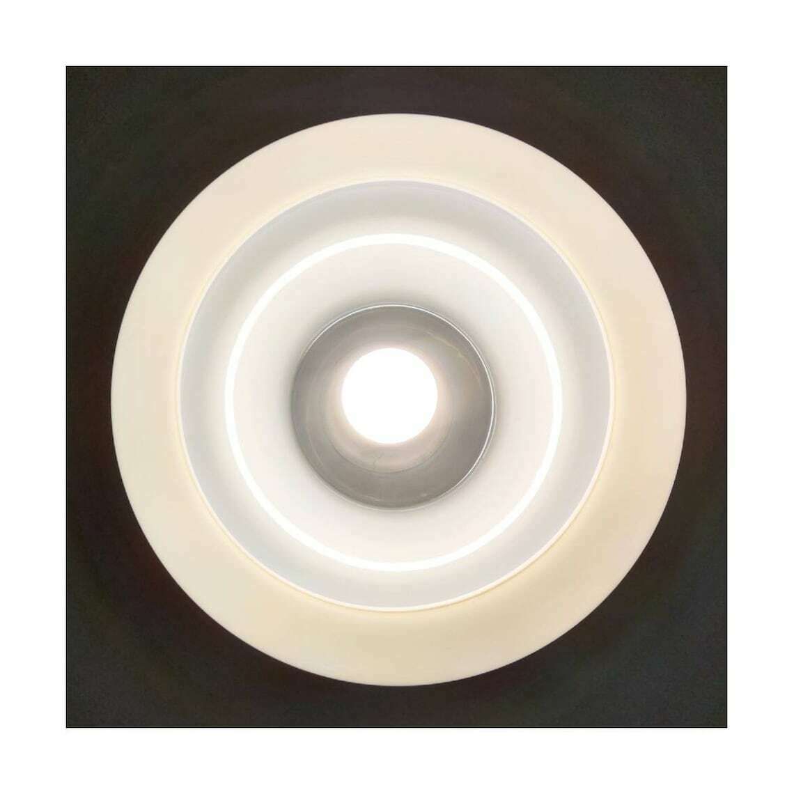 1970s Space Age White Opaline Glass Hanging Lamp // Mid Century Modern Glass Pendant Light // Made In Yugoslavia photo buy