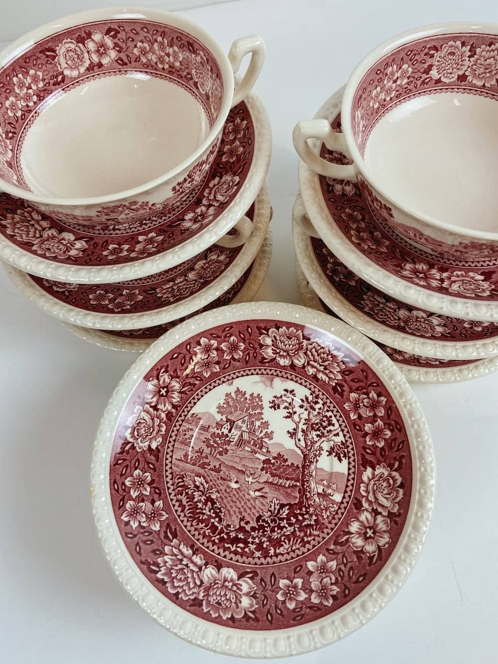 8 Pieces Soup Bowl With Saucer – Villeroy & Boch, Rusticana photo vinterior