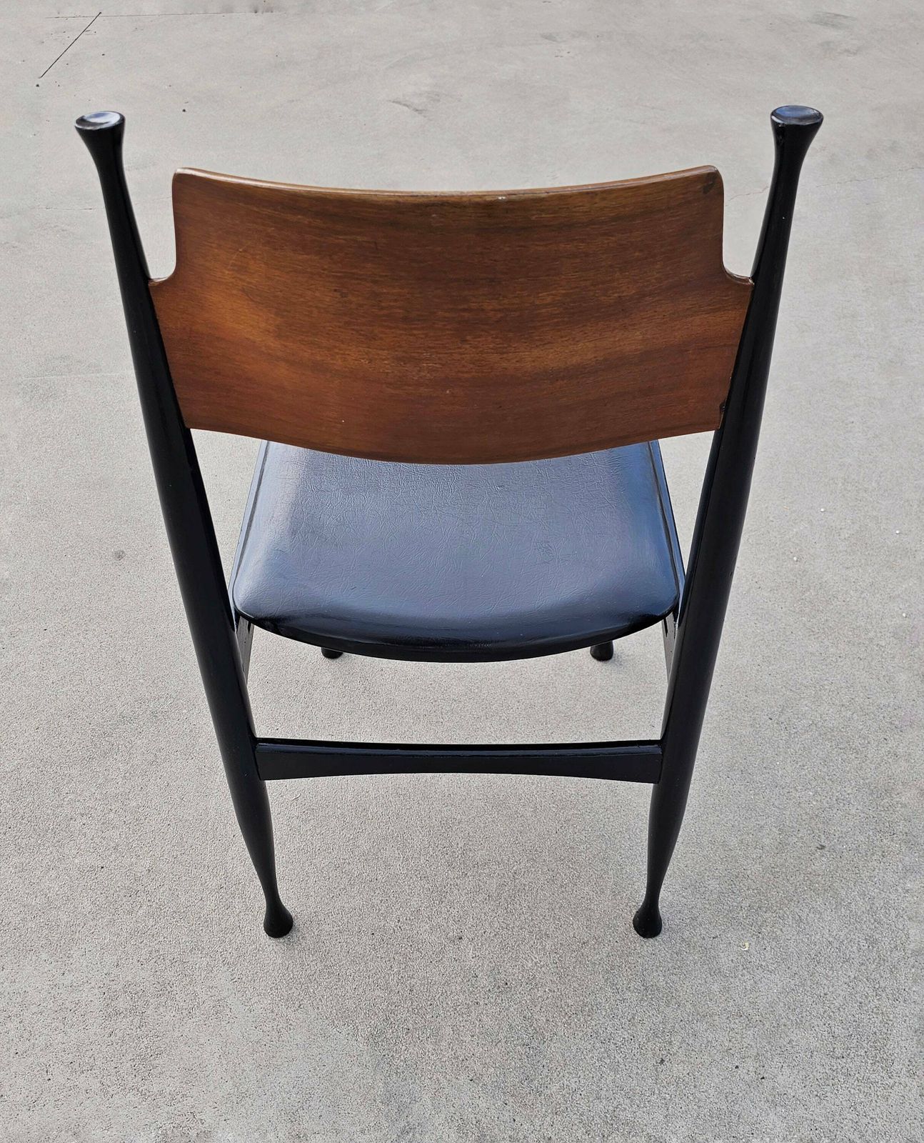 Rare Set Of 4 Mid Century Modern Dining Chairs Attributed To Paolo Buffa // Elegant Set Of Vintage Dining Chairs // Made In Italy In 1950s photo buy