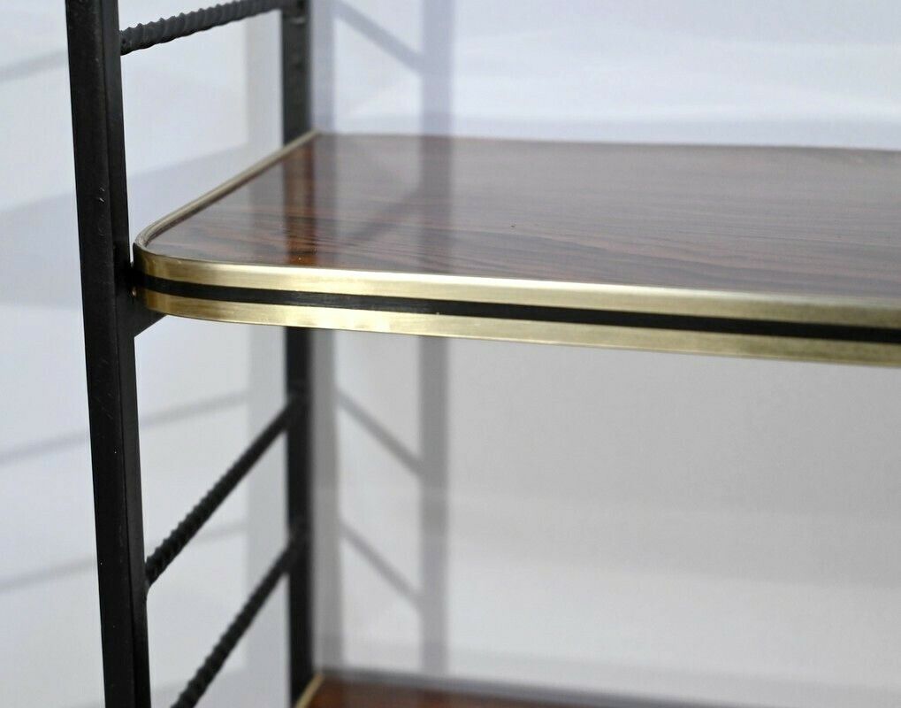 photo furniture Pair Of Metal And Laminate Shelves – 1950