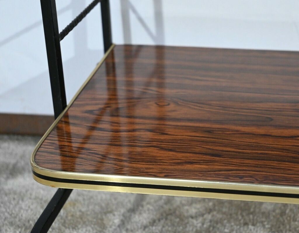 2008.5 Pair Of Metal And Laminate Shelves – 1950 photo