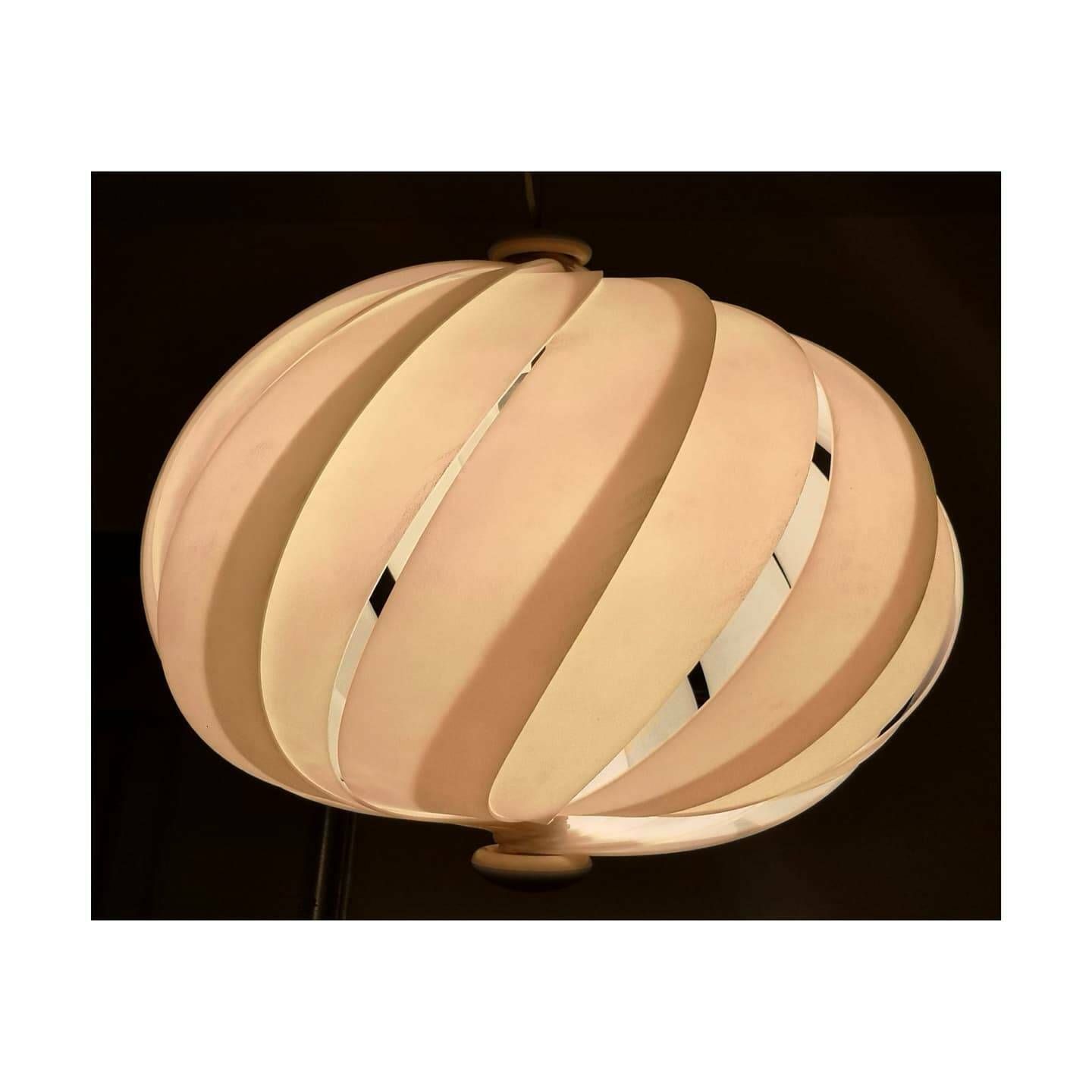 Alicante Suspension Lamp Designed By Emanuele Ponzio For Guzzini // Harvey Guzzini Pendant // Guzzini For Meblo // Made In Yugoslavia photo 450.0