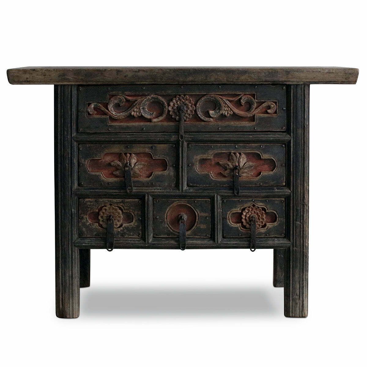 Six Drawer Antique Carved Coffer photo furniture