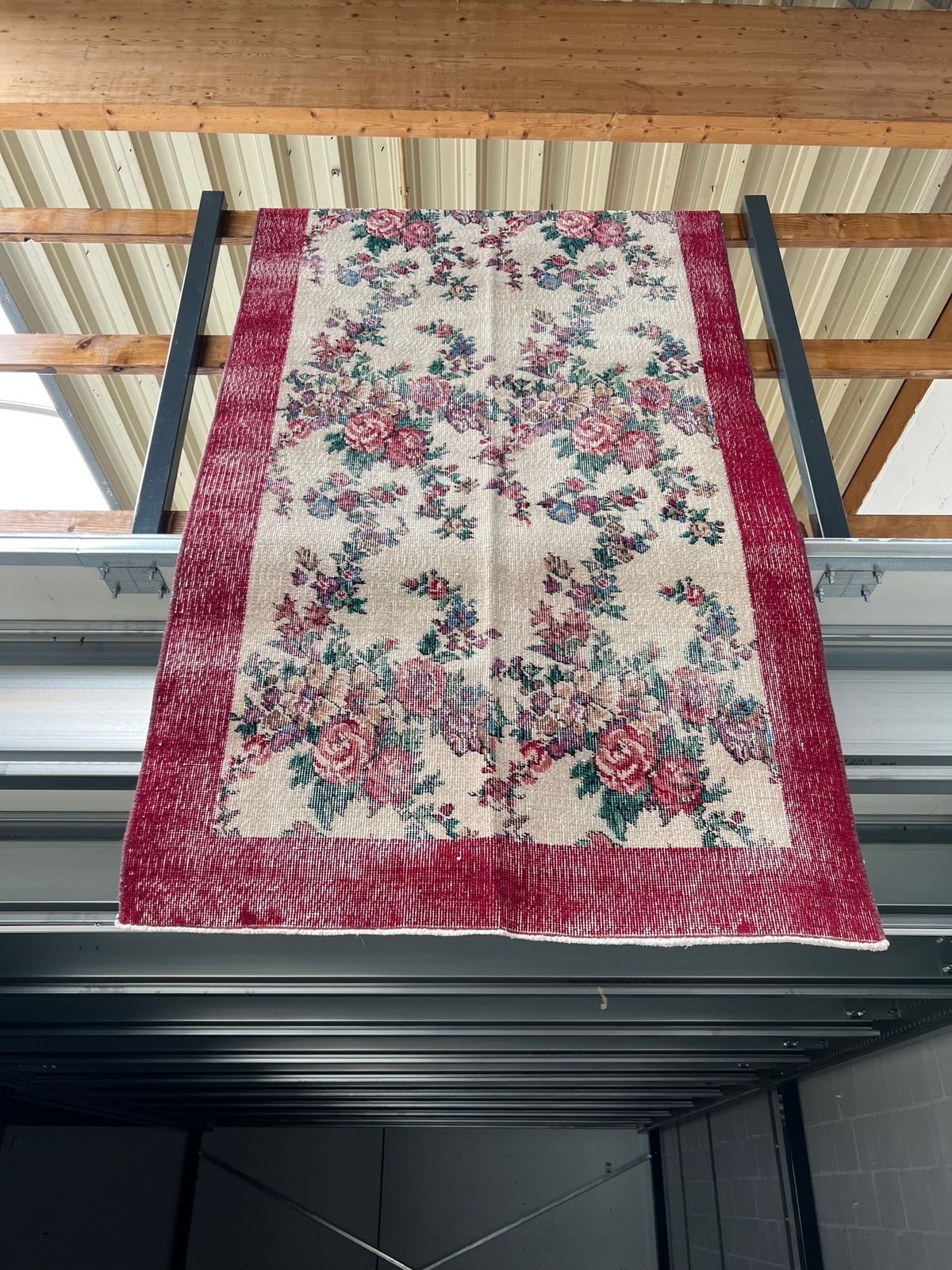 Vintage Flower Vloerkleed Vintage Flower Carpet 1960’s photo furniture