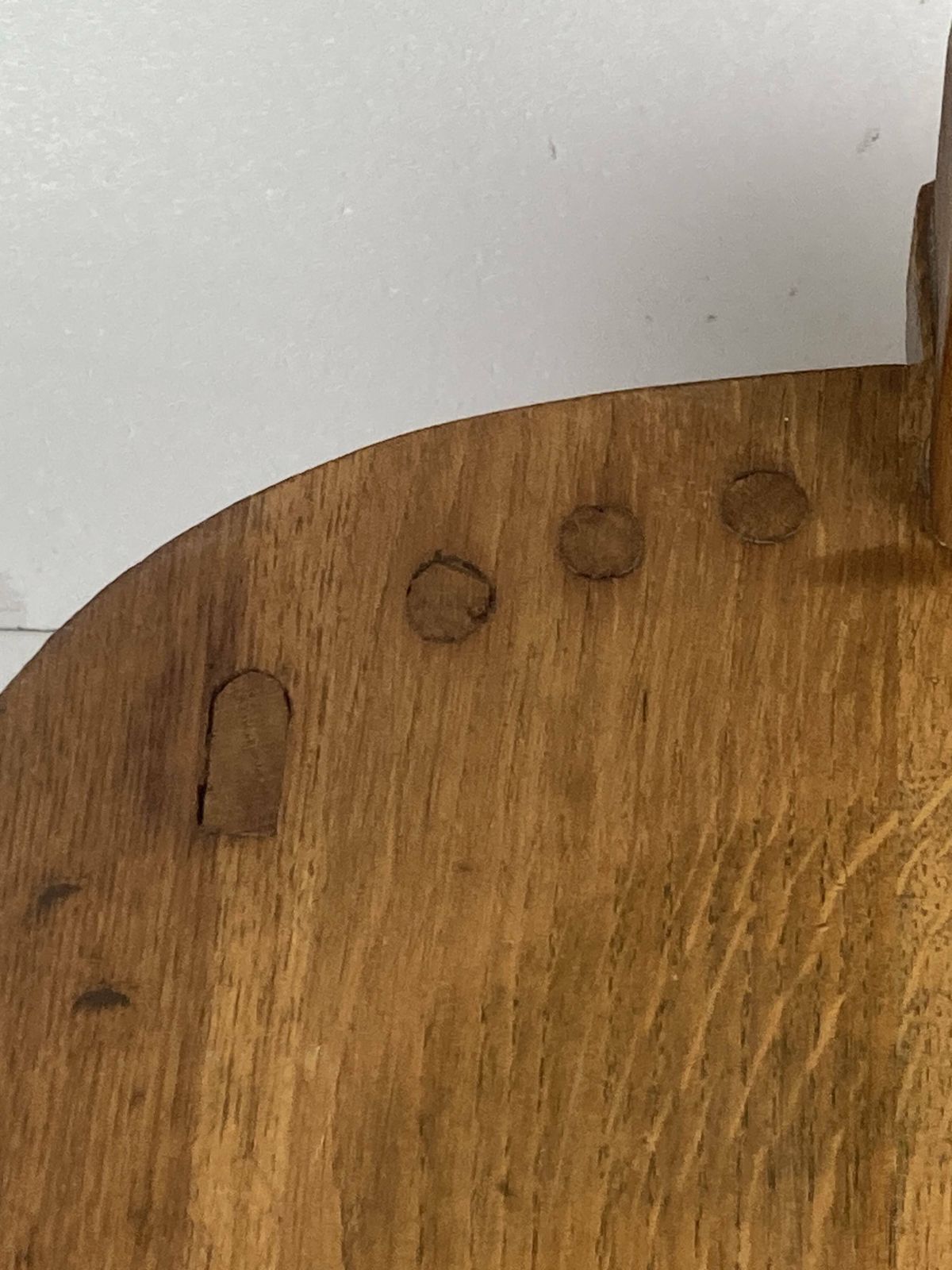 Brutalist Oak Low Chair Or Children's Chair, Dutch 1970s photo buy