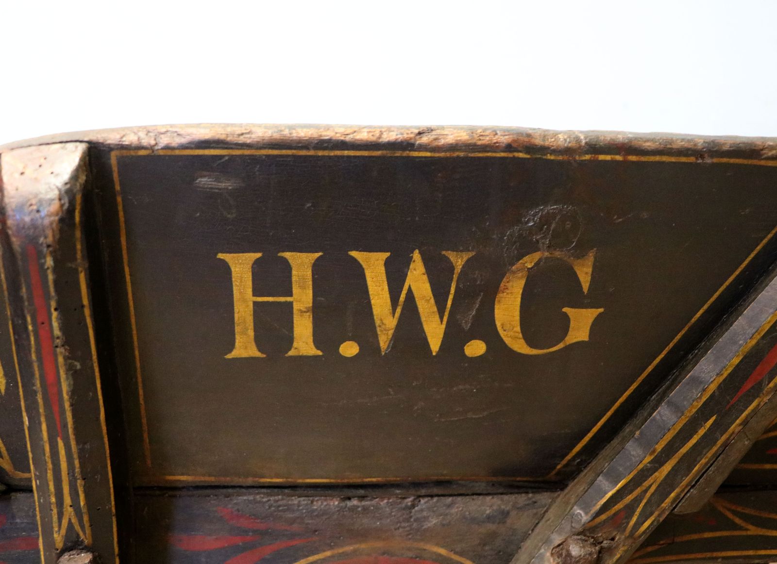 245.0 A Wonderful Antique Child’s Wheelbarrow! photo