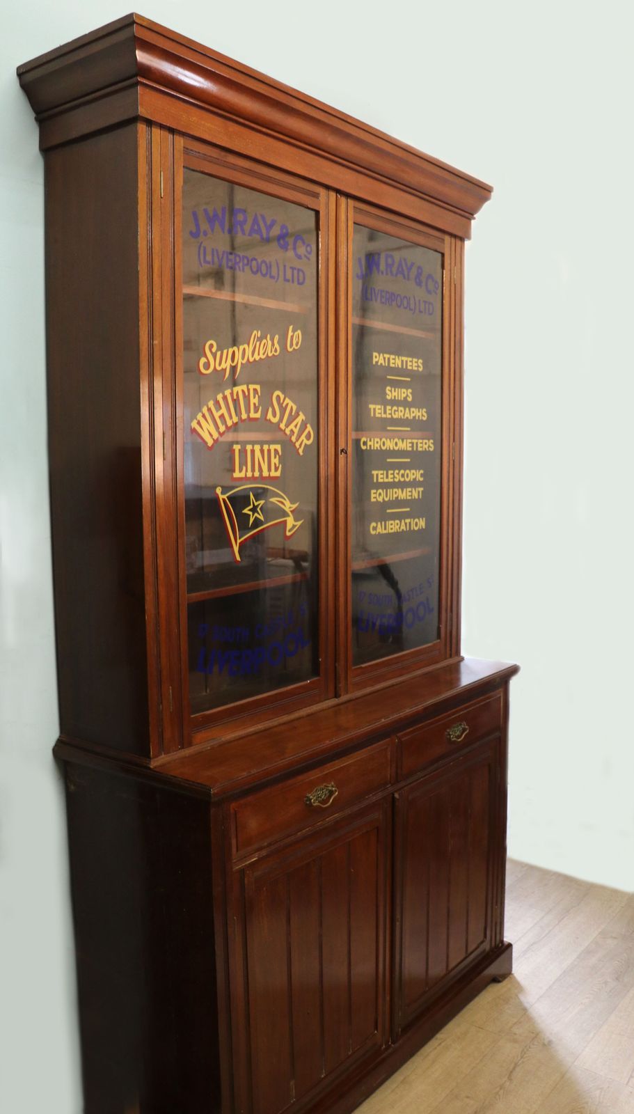 A Wonderful Late 19th Century American Walnut Bookcase Cabinet photo furniture