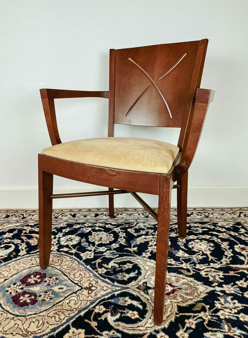 Elegant Set Of 4 Andreu World Dining Room Chairs – Elegant Set Of 4 Andreu World Dining Room Chairs, 1960's photo for sale