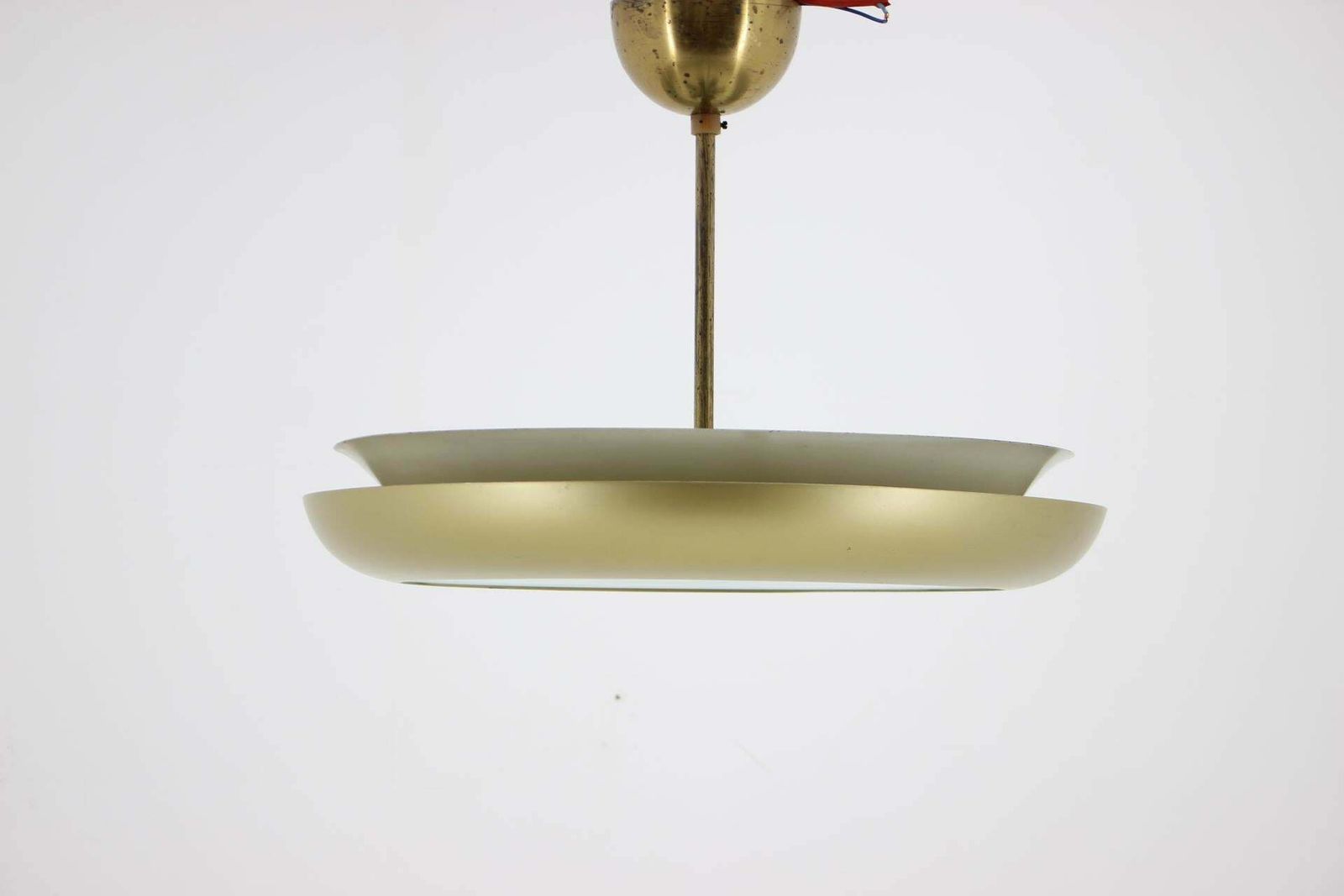 1930s Bauhaus "Ufo" Chandelier By Josef Hurka, Czechoslovakia photo furniture