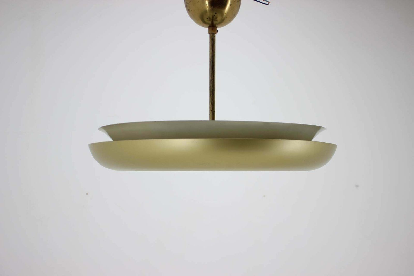 1930s Bauhaus "Ufo" Chandelier By Josef Hurka, Czechoslovakia photo Lighting