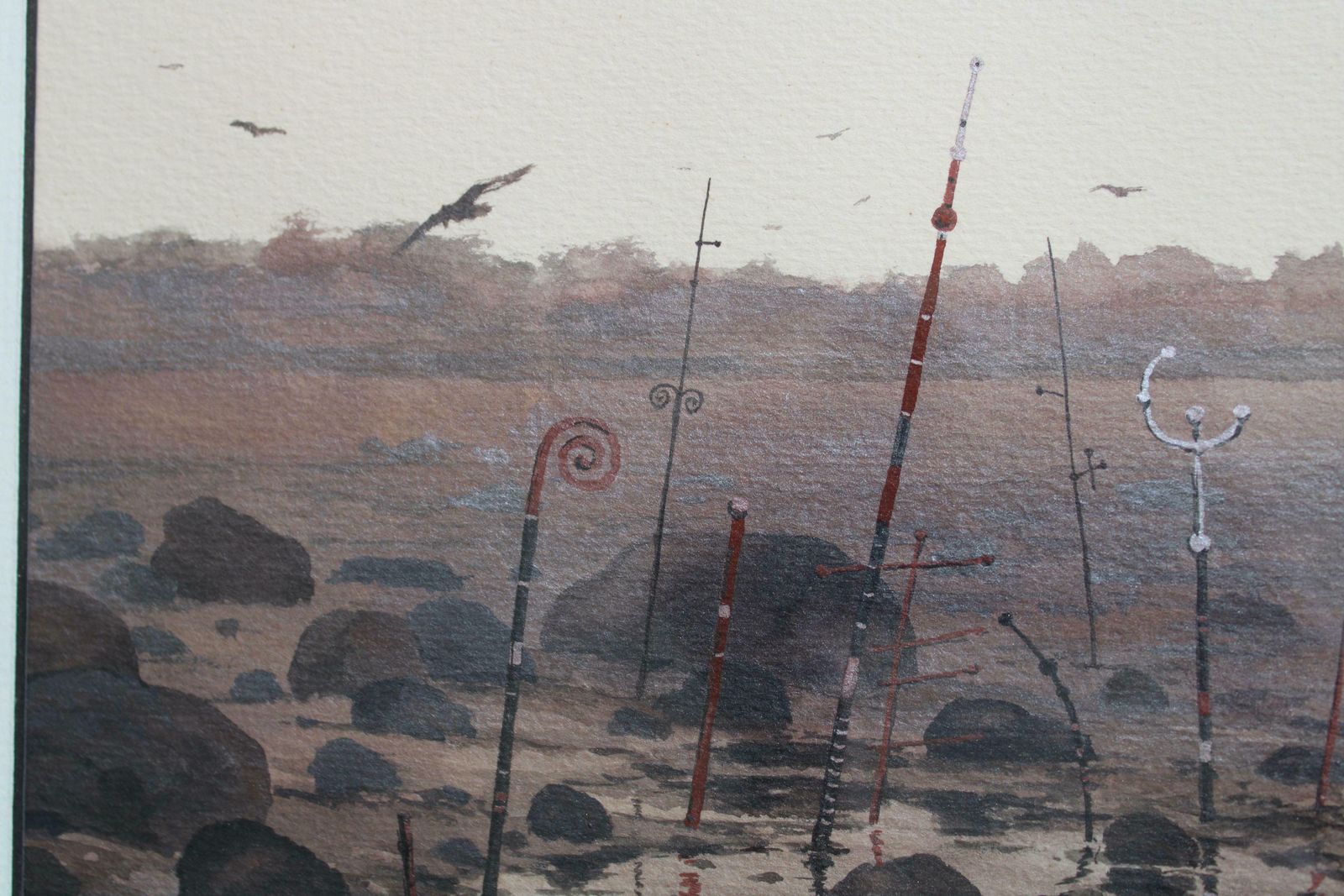 Gennady Sukhanov After The Rain. 1988, Paper, Watercolour, 28x27.5 Cm 1988 photo vinterior