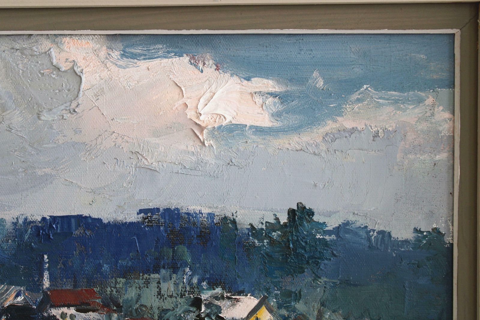 Harijs Veldre Daugava River Near Kraslava. 1986, Canvas, Oil, 1986 photo Art