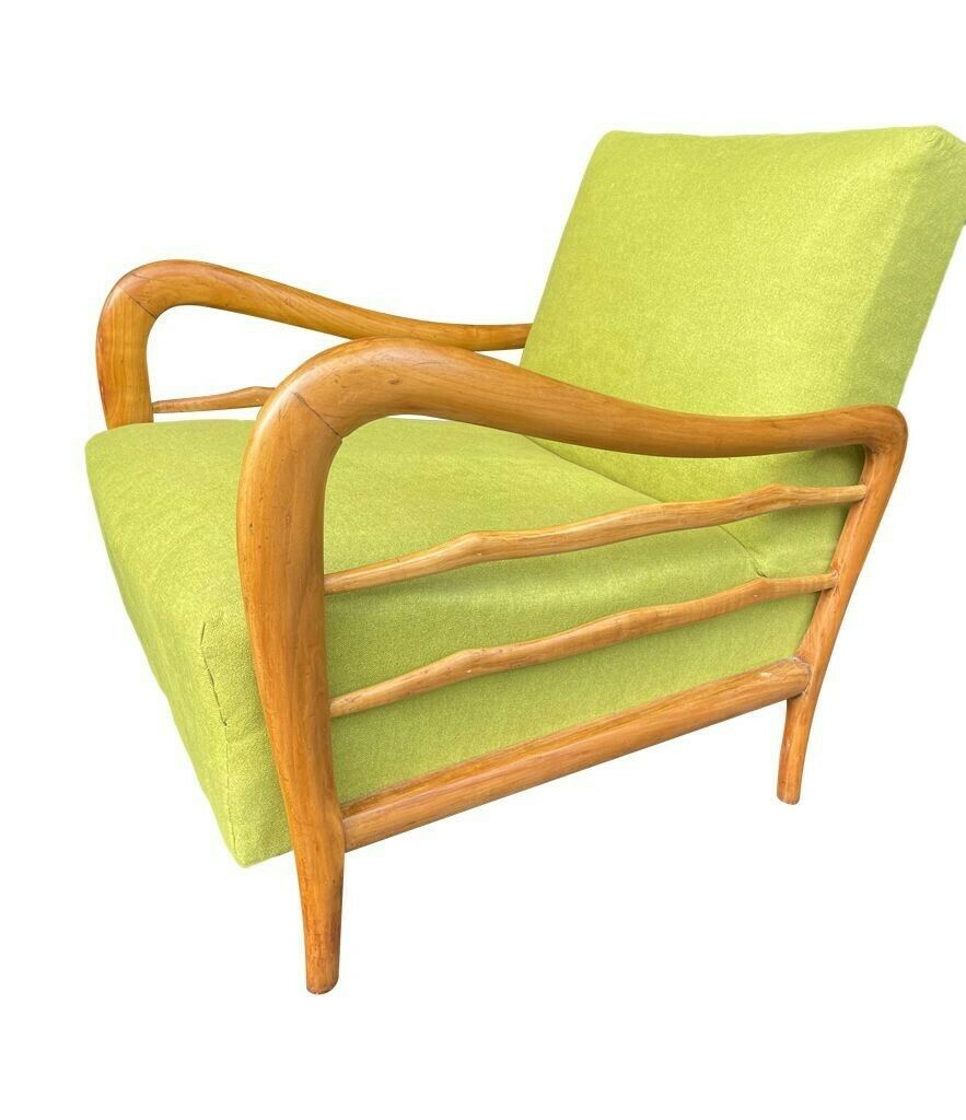 6450.0 A Wonderful Pair Of 1950s Italian Cherrywood Chairs By Paolo Buffa photo