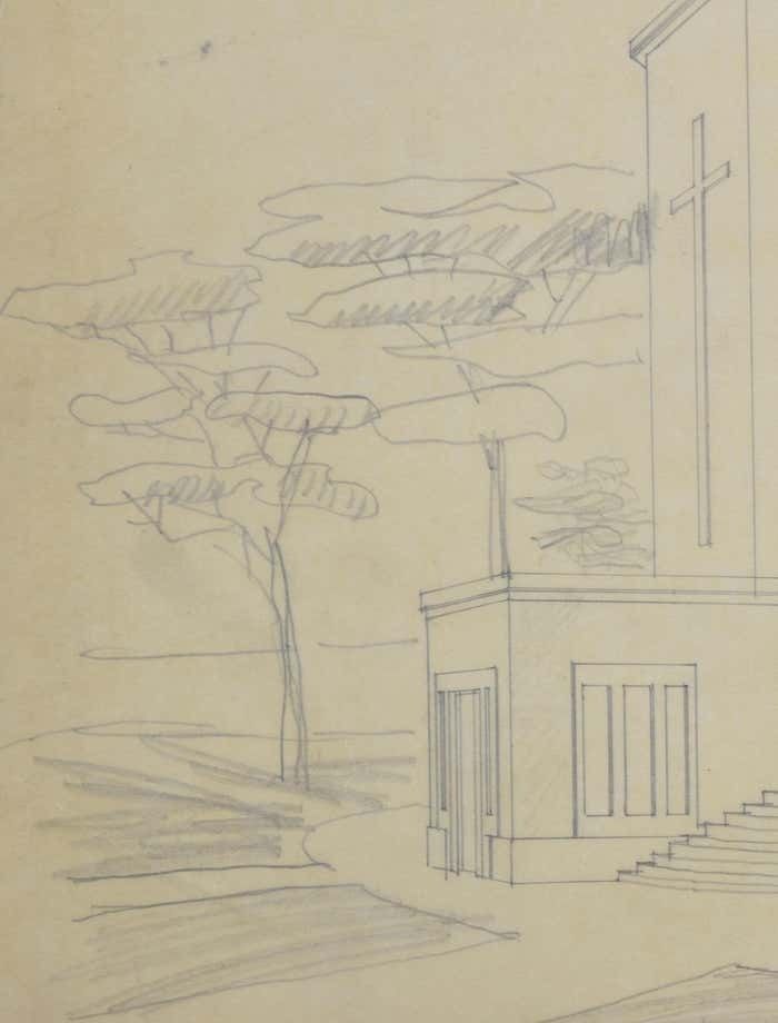 A Modernist Church Architectural Design By S Clapham photo furniture