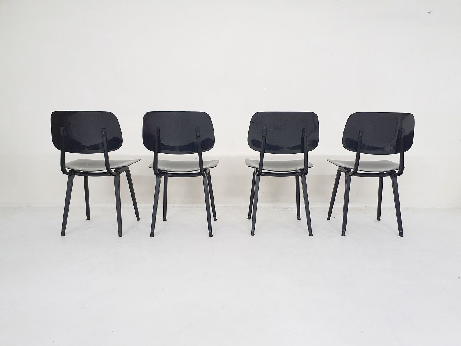 Set Of Two Friso Kramer For Ahrend De Cirkel "Revolt" Dining Chairs, The Netherlands 1993 photo Furniture