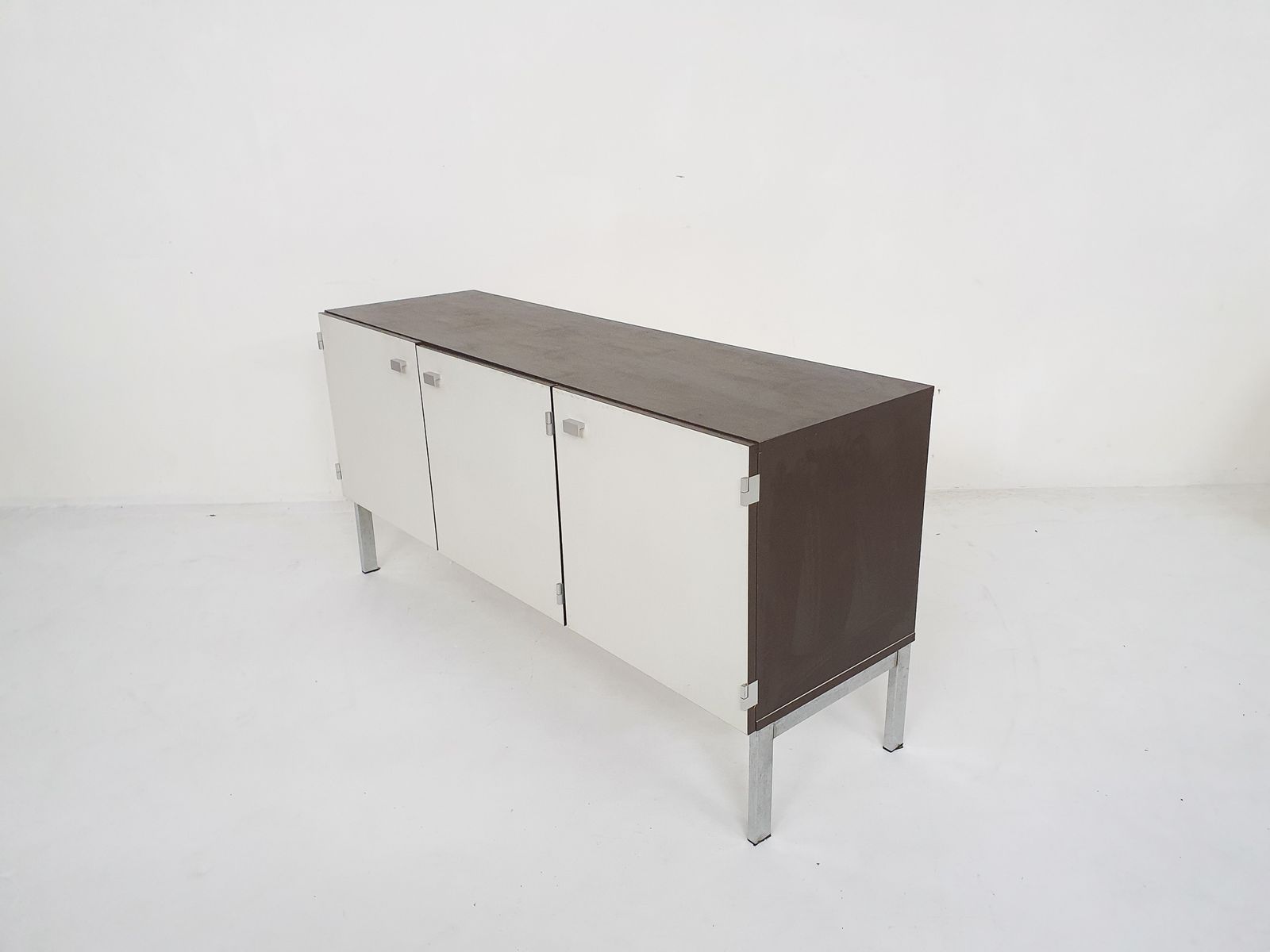 Pierre Guariche For Meurop Credenza In Vinyl, France 1960's photo 1095.6