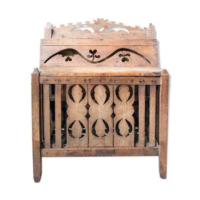 French Drain Board Plant Holder Oak & Pine, 19th Century photo furniture